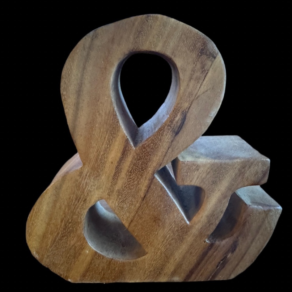 Wooden Ampersand Decor - Picture 4 of 13